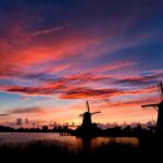 amsterdam sunset view