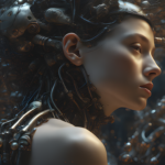 artificial intelligence human android - ai art by ermal alibali