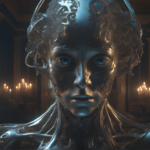 ai android face, ai art by ermal alibali